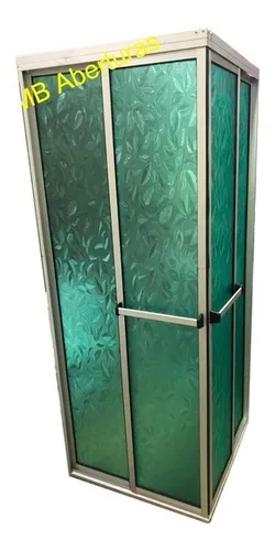 Mampara De Baño En Aluminio Con Acrílico