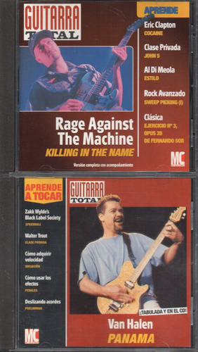 Guitarra Total 47 & 49/ Rage Against Machine Van Halen 2 Cds