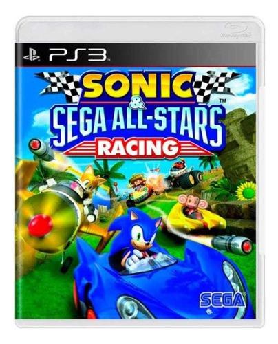 Jogo Sonic All Stars Racing Ps3 Midia Fisica Playstation