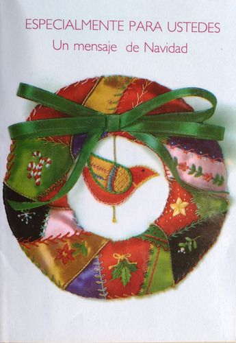 Tarjeta Navideña Hallmark Rosca