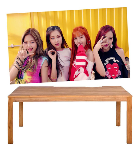 Poster Painel Festa Banda Black Pink Faço Outros Temas 90x60