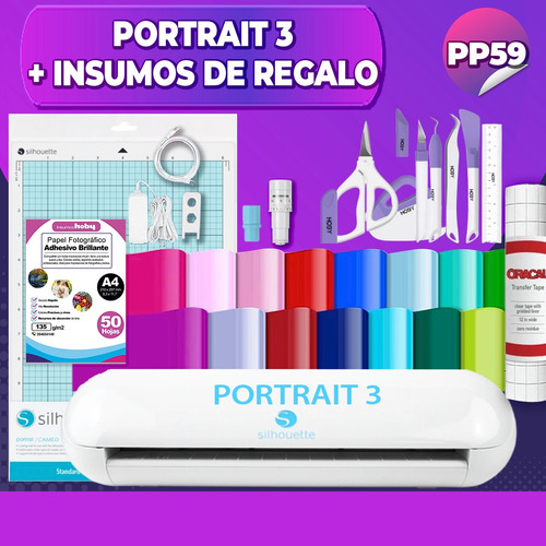 Plotter Máquina Silhouette Portrait 3 Pp59