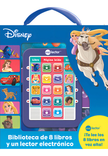 Disney: Amigos de Disney - Mi Lector - Lector Electrónico y Biblioteca de 8 Libros - Te Lee los libros en voz alta - PI Kids