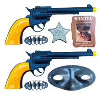 Comprar X01 Faroeste 2 Revolvers Brinquedo Mascara Distintivo Xerife