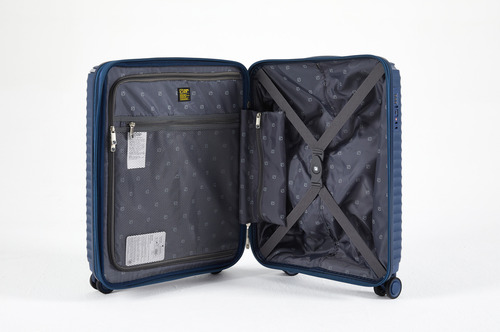 Maleta Carry On Travel Blue 20p Expandible Polipropileno