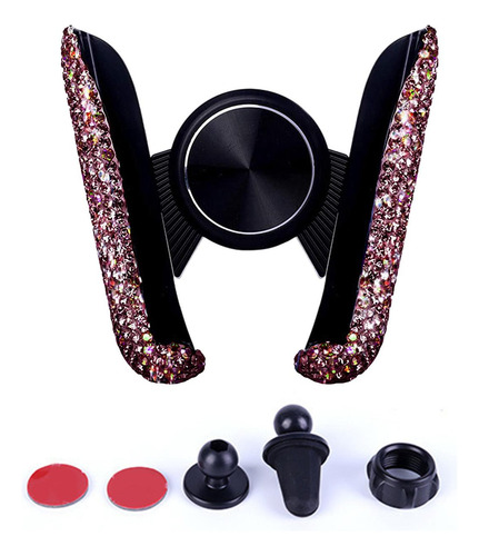 3 Soporte De Teléfono Giratorio De Púrpura Púrpura