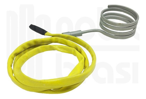 Resistência Microtubular 45x25mm 220v Cabo 1m Com Termopar J