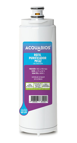 Filtro Para Purificador Master Frio Bico 22,5mm 2 Peças
