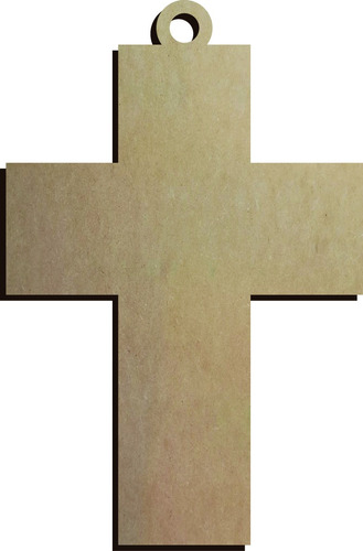 Recuerdo Cruz Cruces Crucifijo 10 Cm Colgar 50 Pz Mdf Decora