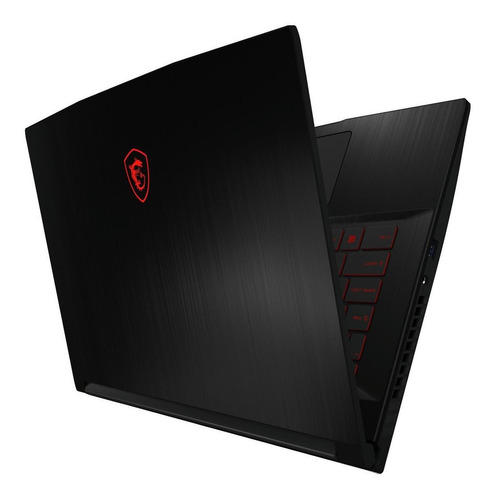 Imagen 4 de 7 de Notebook gamer MSI Thin GF63 negra 15.6", Intel Core i5 9300H 8GB de RAM 256GB SSD, NVIDIA GeForce GTX 1650 1920x1080px Windows 10 Home