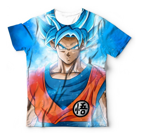 Camiseta Camisa Goku Blue Azul Ssj Dragon Ball Super | Parcelamento sem  juros