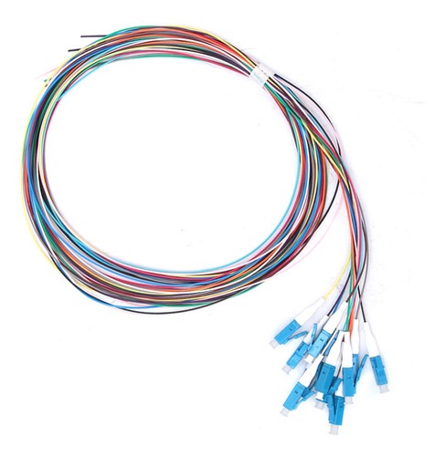 Pigtail De Fibra Óptica De 12 Hilos Lc/upc Monomodo 1.5 M
