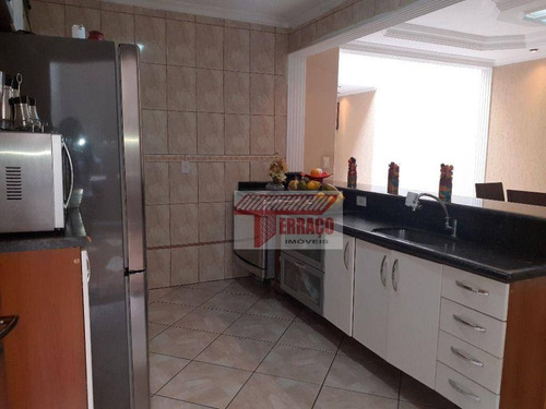 Imagem 14 de 30 de Sobrado Com 3 Dormitórios À Venda, 173 M² Por R$ 615.000,00 - Jardim Teles De Menezes - Santo André/sp - So1153
