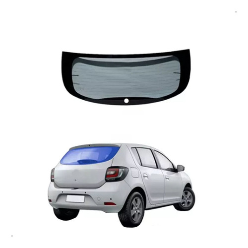 Vidro Vigia Renault Sandero 15 17 19 21 22 Térmico Com Furo