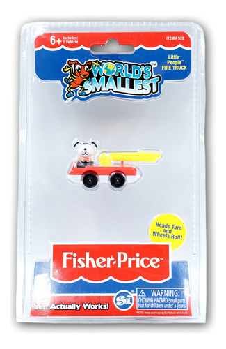 World's Smallest Fisher Price Little People Fire Truck