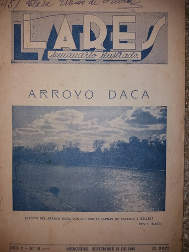 Revista Mercedes 1943 Ciclista Leonel Rocca Deportes Persona