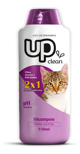 Shampoo Up Clean Gatos 750ml