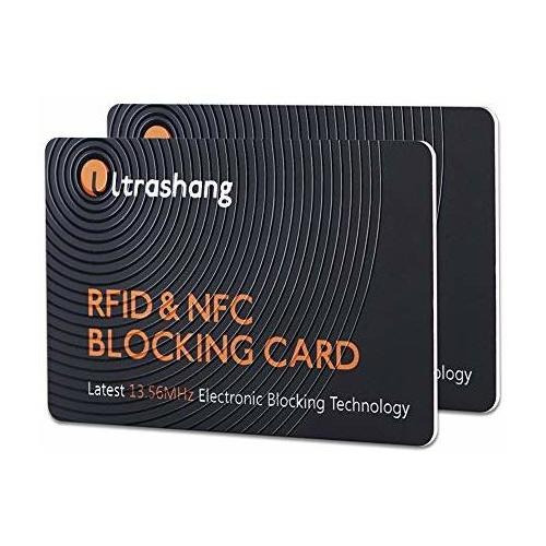 Tarjeta De Bloqueo Rfid De 2 Piezas, Protección Sin Complica