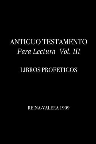 Libro: Antiguo Testamento Para Lectura Vol. Iii: Libros Prof