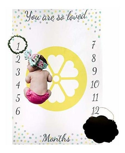 Nakie Baby Apparel  Accessories Manta Mensual Para Bebã...