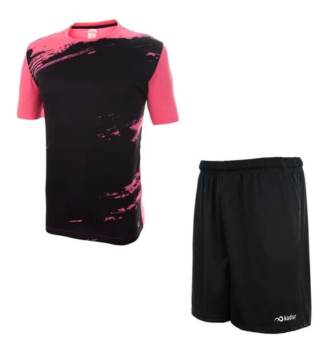 Remera Short Hombre Padel Entrenamiento Futbol Kadur Combo