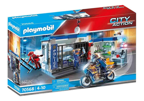 Playmobil City Action - Escape De Prision 161 Piezas -70568 