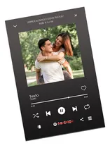 Comprar Cuadro Decorativo Cancion Spotify Playlist Con Fotos 20x30