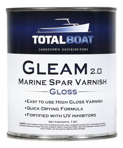 Totalboat Gleam Marine Spar - Barniz Brillante Y Satinado Pa