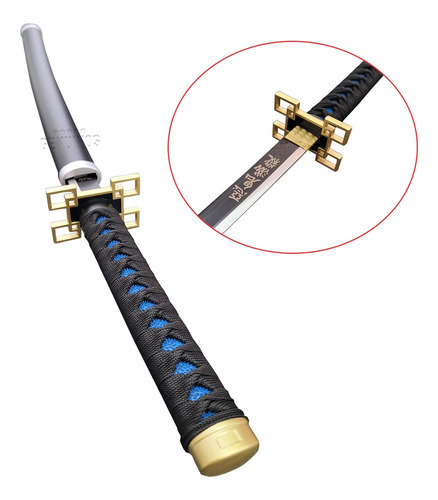Espada Katana Muishiro Tokito Demon Slayer Kimetsu No Yaba