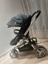 Comprar Cochecito Bebe Cuna Huevito Kiddy Color Negro \u002Faluminio Muy