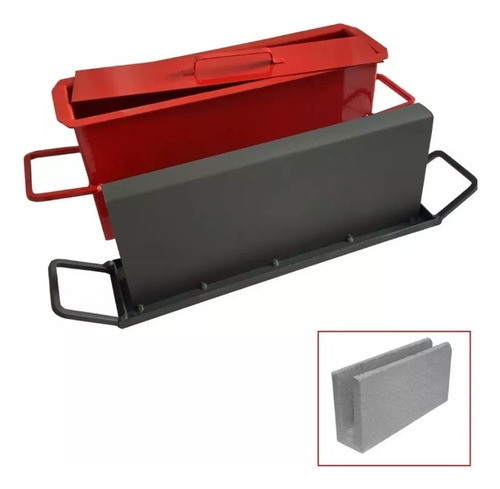 Forma De Bloco Canaleta 09x19x39