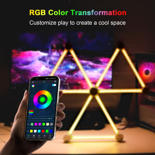 Iluminación Ambiental Inalámbrica Bt Led Creative Pickup Qua