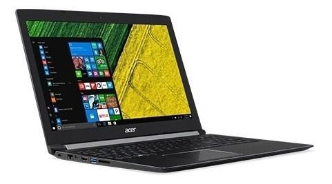 Notebook Aspire 5 A515-51G 15.6" color negro 4GB de Ram - 1TB HDD - Intel Core i7