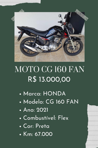 Honda Cg 160 Fan