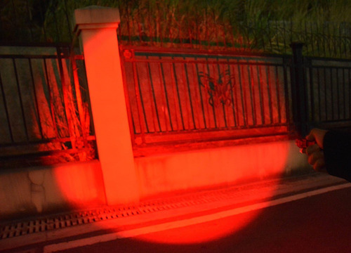 Linterna Led Roja De Un Solo Modo, Mini Linterna Roja E...