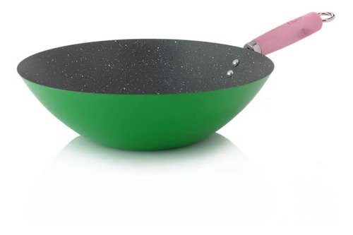 Sartén Wok Oster De Carbón Steel 30cm Verde