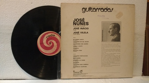 Lp José Nunes Guitarradas Guitarra Portuguesa Código 01 (Usado)