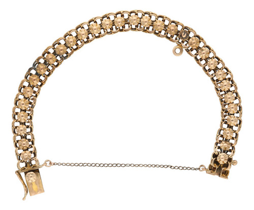 Pulsera De 8k Oro Amarillo, 17.6 Gramos Amarillo 0 Mm 18.5 Cm