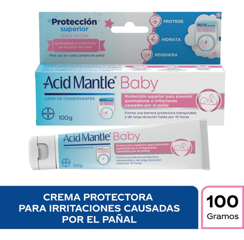 Crema Acid-mantle Baby 100 Gramos Original Bayer