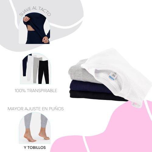 Pantalon Termico Ropa Bambi Mujer Suave Comodo 2 Piezas