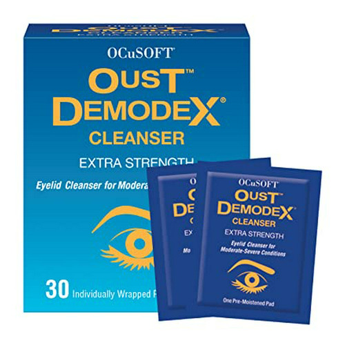 Oust Demodex - Almohadillas De Limpieza Prehumedecidas (30 U