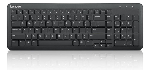 Teclado Inalámbrico Lenovo 300, Negro