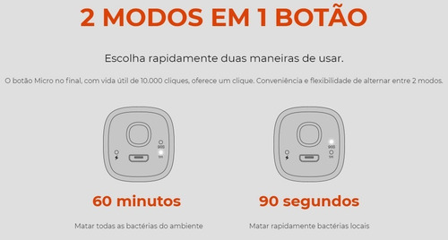 Imagem 5 de 7 de Caneta Desinfetante Uv Esterilizadora Elimina Bactérias