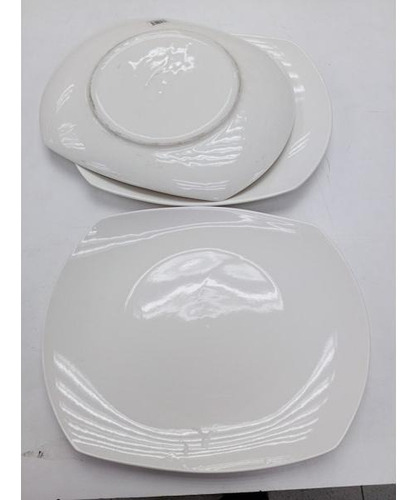 Bandeja De Ceramica 30cm Color Blanco