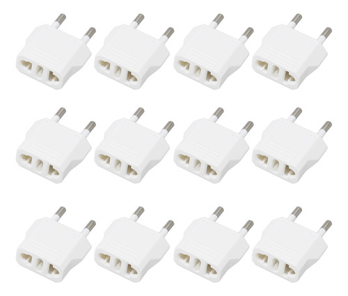 Adaptador De Enchufe Internacional, 12 Piezas, Viajes Europe