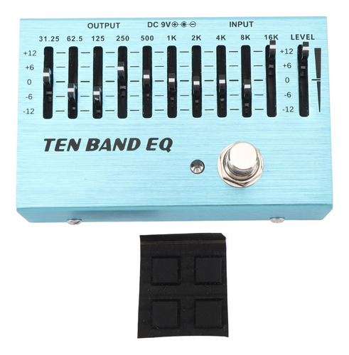 Mini Equalizador De Baixo De Bloco Único Com Pedal De Guitar