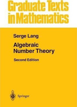Libro Algebraic Number Theory - Serge Lang