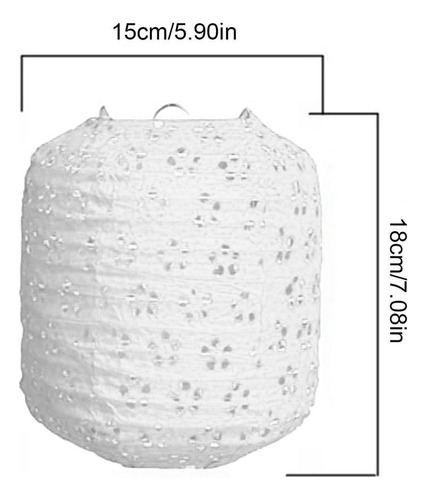 N 4 Faroles De Papel Con Luces Linternas Chinas