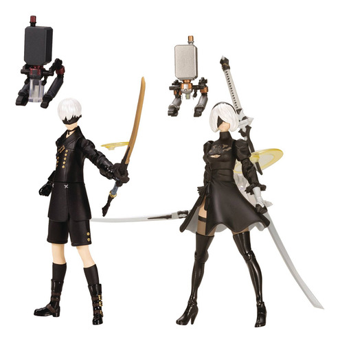 Square Enix Nier Automata 2b & 9s Plastic Model Kit Figure