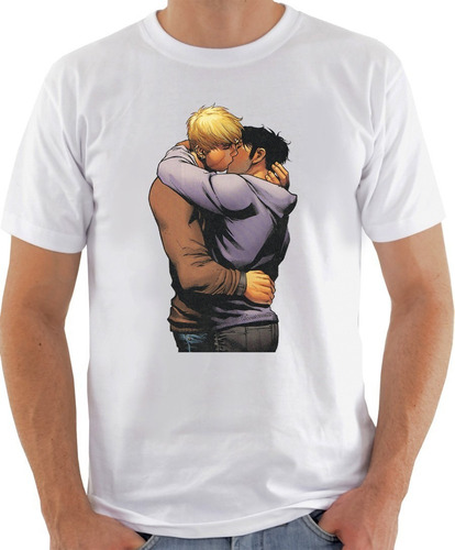 Camiseta Beijo Gay Wiccano E Hulkling